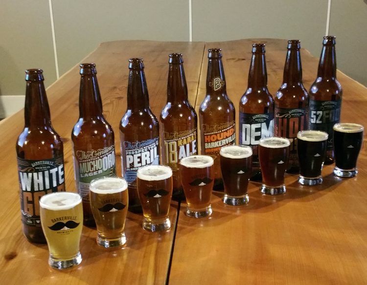 Barkerville Brewing - Row Of Beers Image