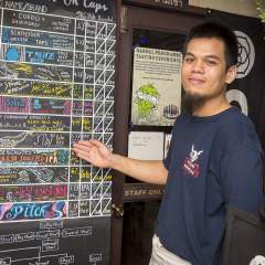 Craft Beer Board At Namton's House Bar (Chiang Mai)