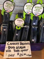 Cannery Brewing bottle opener dog leash
